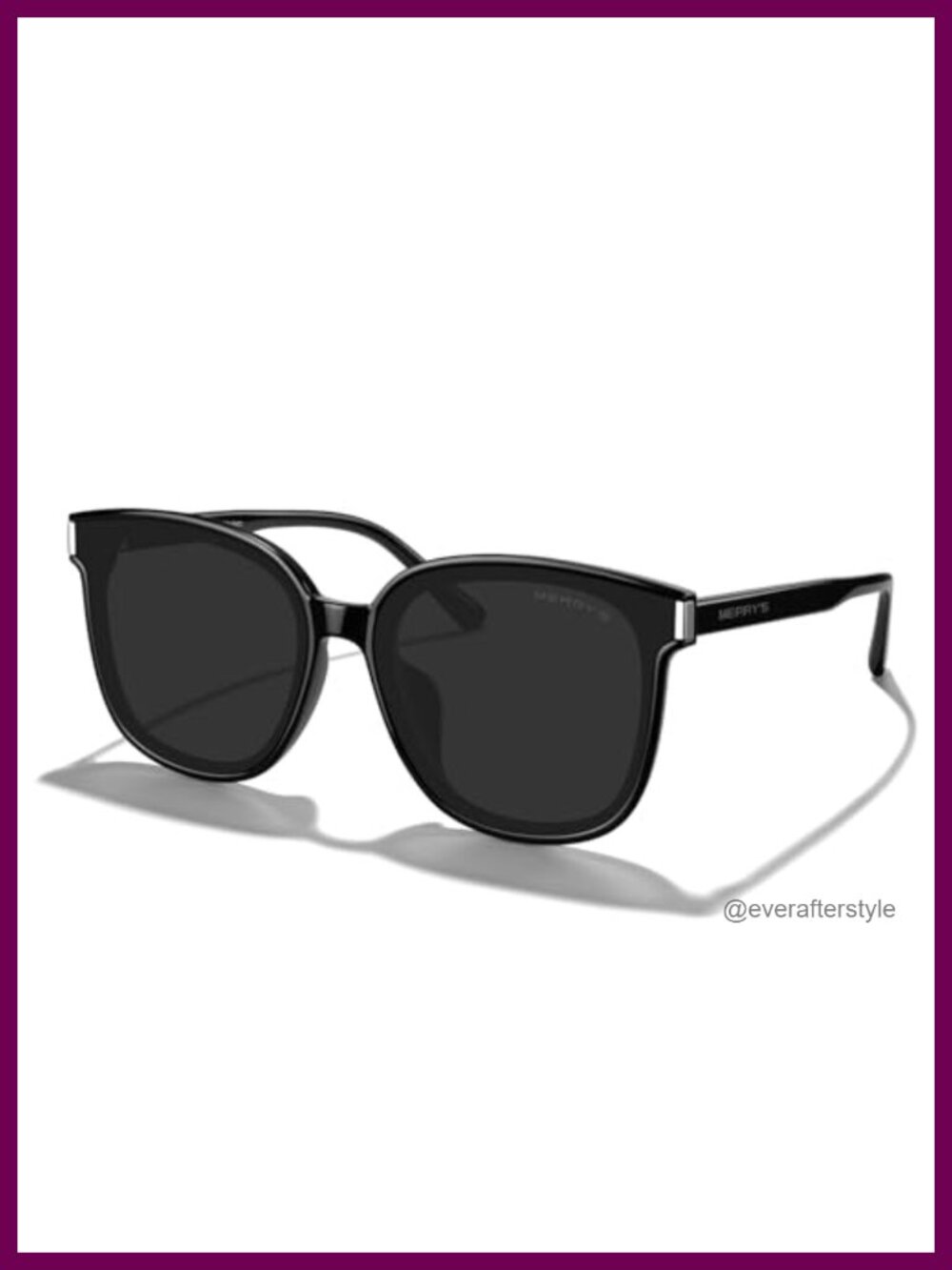 Oversized Square Polarized Sunglasses UV400 Retro Full Frame Acetate Adult